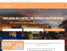 Tablet Screenshot of hotelkaatsheuvel.nl
